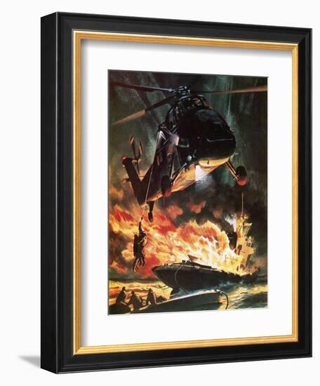 Sea Rescue-Wilf Hardy-Framed Giclee Print