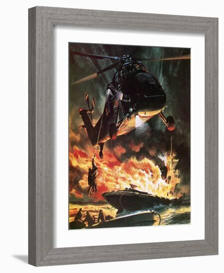 Sea Rescue-Wilf Hardy-Framed Giclee Print