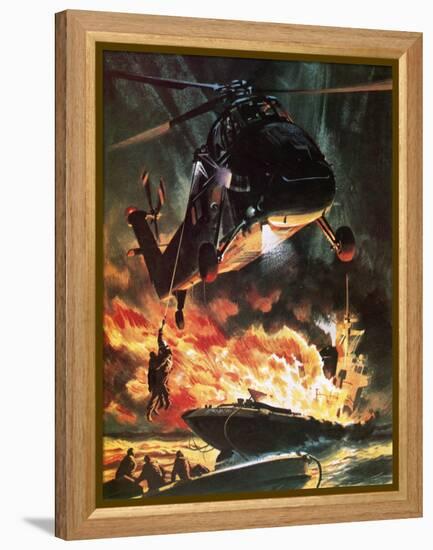 Sea Rescue-Wilf Hardy-Framed Premier Image Canvas