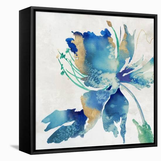 Sea Salt Floral II-Alex Black-Framed Stretched Canvas