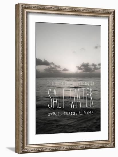 Sea Saltwater 2-Tracey Telik-Framed Art Print