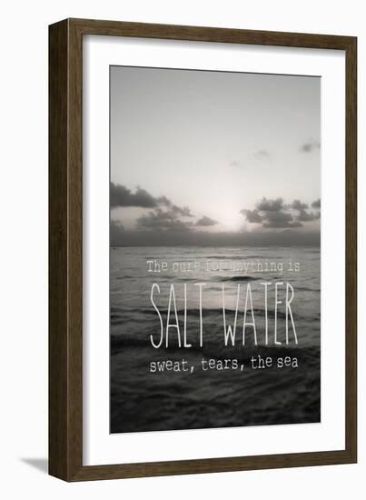 Sea Saltwater 2-Tracey Telik-Framed Art Print