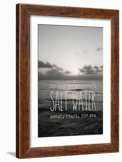 Sea Saltwater 2-Tracey Telik-Framed Art Print