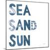 Sea Sand Sun IV-Courtney Prahl-Mounted Art Print