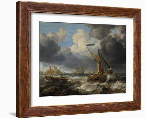 Sea Scene, 1640-Camille Pissarro-Framed Giclee Print