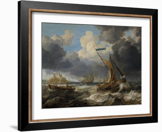 Sea Scene, 1640-Camille Pissarro-Framed Giclee Print