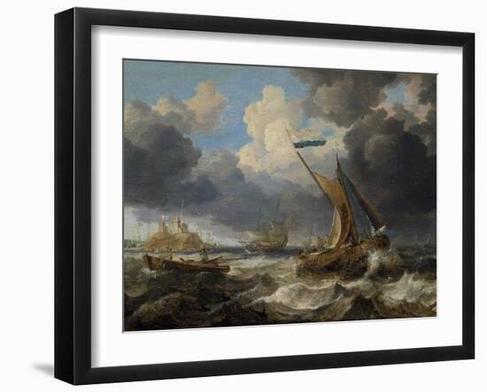 Sea Scene, 1640-Camille Pissarro-Framed Giclee Print
