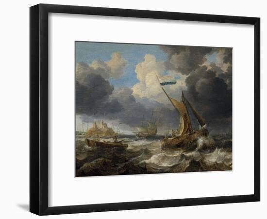 Sea Scene, 1640-Camille Pissarro-Framed Giclee Print