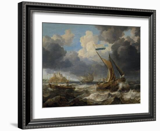 Sea Scene, 1640-Camille Pissarro-Framed Giclee Print