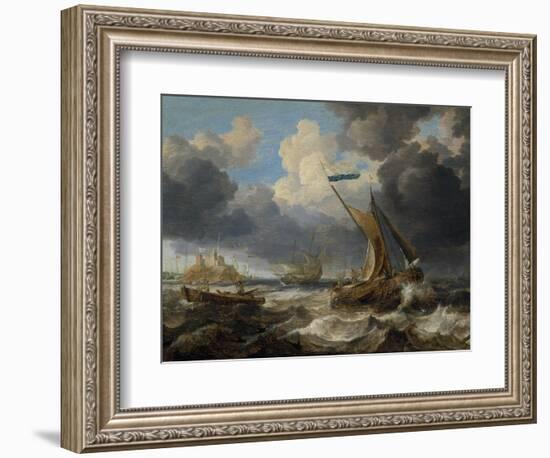 Sea Scene, 1640-Camille Pissarro-Framed Giclee Print