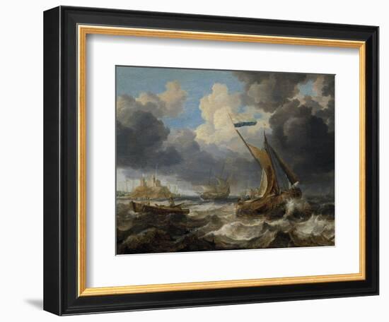 Sea Scene, 1640-Camille Pissarro-Framed Giclee Print