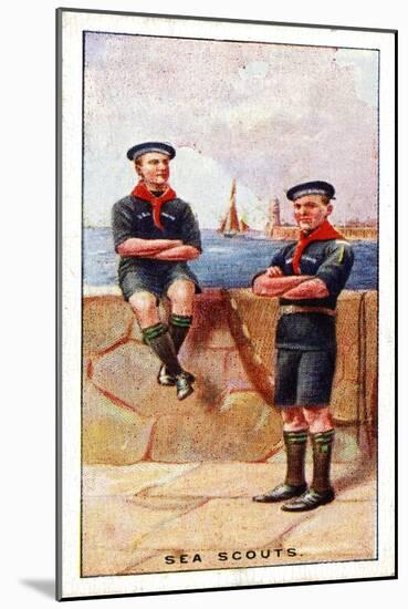 Sea Scouts, 1929-English School-Mounted Giclee Print