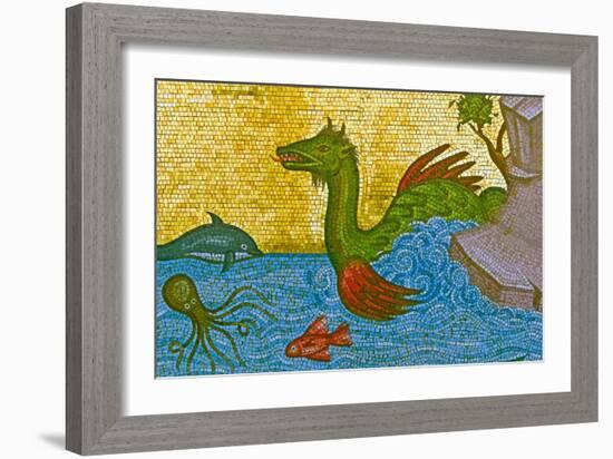 Sea Serpent, Kykkos Monastery, Troodos Mountains, Cyprus-null-Framed Giclee Print