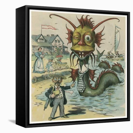 Sea-Serpent Season-Frederick Burr Opper-Framed Stretched Canvas