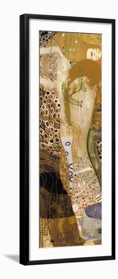 Sea Serpents II-Gustav Klimt-Framed Art Print