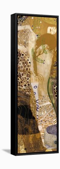 Sea Serpents II-Gustav Klimt-Framed Stretched Canvas