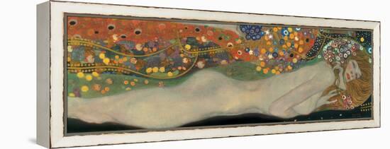 Sea Serpents III-Gustav Klimt-Framed Stretched Canvas