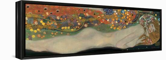 Sea Serpents III-Gustav Klimt-Framed Stretched Canvas