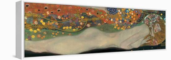 Sea Serpents III-Gustav Klimt-Framed Stretched Canvas