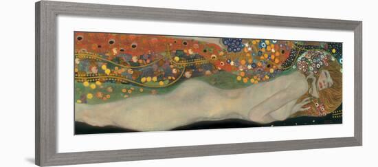 Sea Serpents III-Gustav Klimt-Framed Art Print