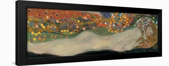 Sea Serpents III-Gustav Klimt-Framed Art Print