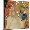 Sea Serpents IV-Gustav Klimt-Mounted Art Print