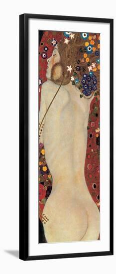 Sea Serpents IV-Gustav Klimt-Framed Art Print