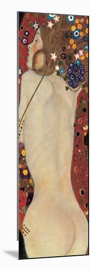 Sea Serpents IV-Gustav Klimt-Mounted Art Print