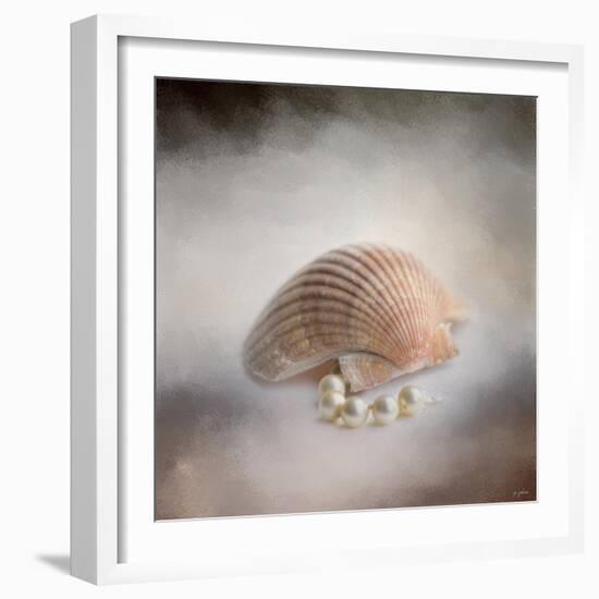 Sea Shell and Pearls-Jai Johnson-Framed Giclee Print