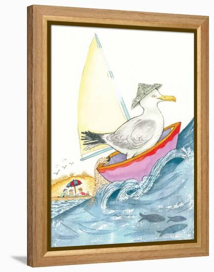 Sea Song - Playmate-Marsha Winborn-Framed Premier Image Canvas