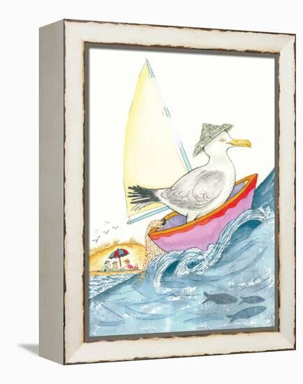 Sea Song - Playmate-Marsha Winborn-Framed Premier Image Canvas