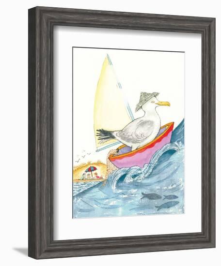 Sea Song - Playmate-Marsha Winborn-Framed Giclee Print