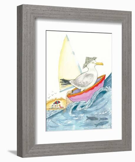 Sea Song - Playmate-Marsha Winborn-Framed Giclee Print