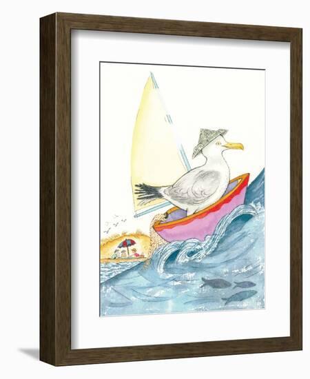 Sea Song - Playmate-Marsha Winborn-Framed Giclee Print