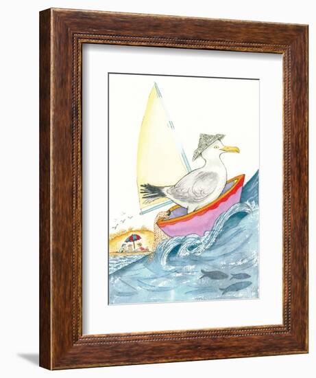 Sea Song - Playmate-Marsha Winborn-Framed Giclee Print