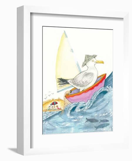 Sea Song - Playmate-Marsha Winborn-Framed Giclee Print