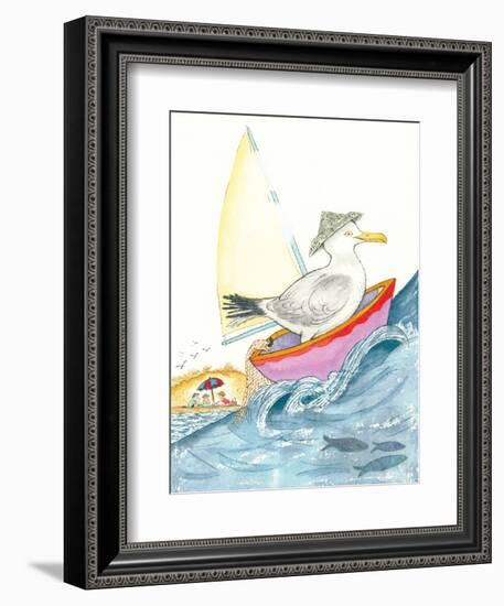 Sea Song - Playmate-Marsha Winborn-Framed Giclee Print