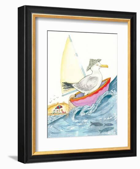 Sea Song - Playmate-Marsha Winborn-Framed Giclee Print