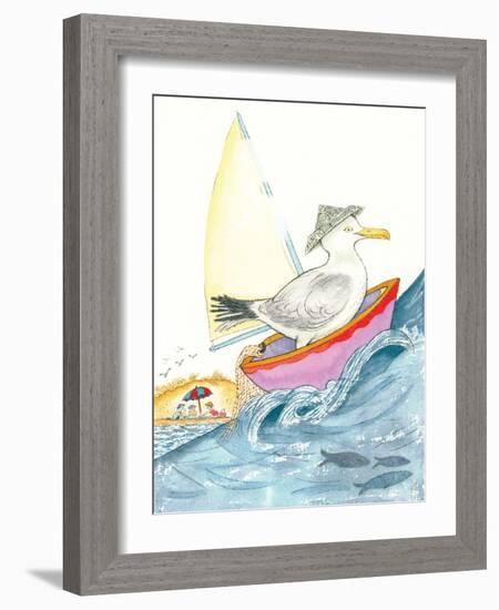 Sea Song - Playmate-Marsha Winborn-Framed Giclee Print