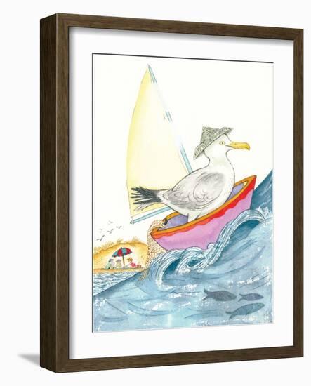 Sea Song - Playmate-Marsha Winborn-Framed Giclee Print