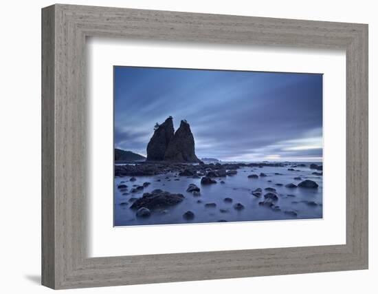 Sea Stacks and Rocks, Rialto Beach, Washington State, United States of America, North America-James-Framed Photographic Print