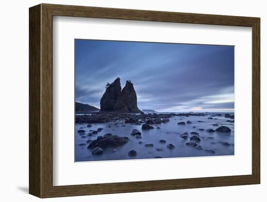 Sea Stacks and Rocks, Rialto Beach, Washington State, United States of America, North America-James-Framed Photographic Print