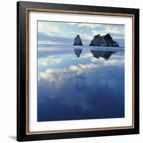 Sea Stacks in Ocean-Micha Pawlitzki-Framed Photographic Print