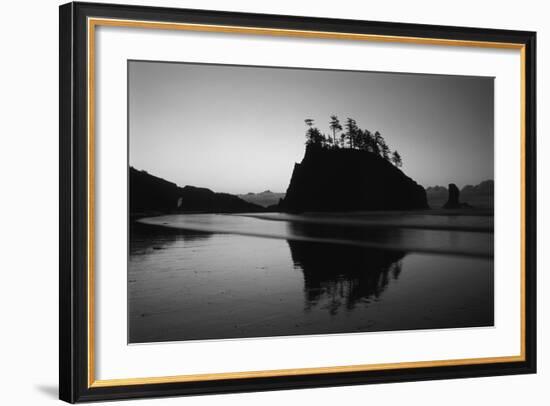 Sea Stacks, Second Beach, Olympic National Park, Washington, USA-Inger Hogstrom-Framed Photographic Print