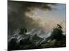 Sea Storm and Shipwreck-Christian Wilhelm Ernst Dietrich-Mounted Giclee Print