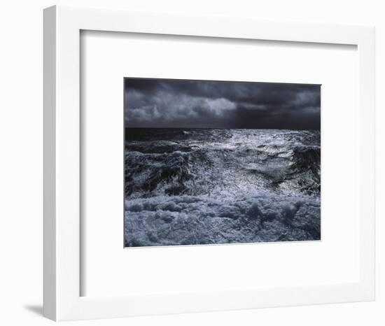 Sea, Stormy, Waves, Clouds-Thonig-Framed Photographic Print