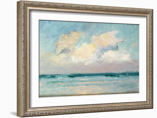 Sea Study - Morning (Oil on Panel)-Adrian Scott Stokes-Framed Giclee Print