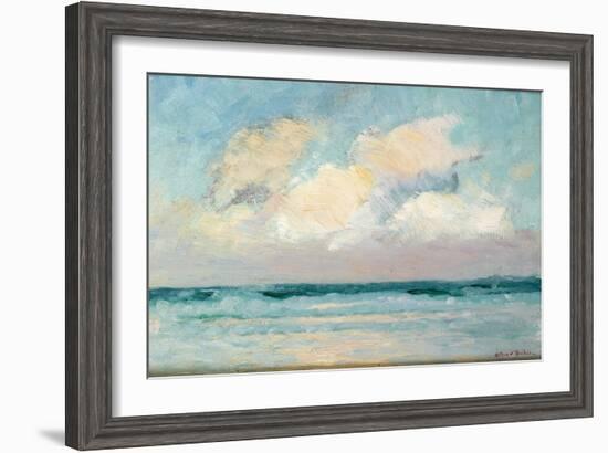 Sea Study - Morning (Oil on Panel)-Adrian Scott Stokes-Framed Giclee Print