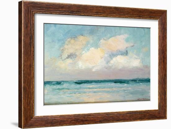 Sea Study - Morning (Oil on Panel)-Adrian Scott Stokes-Framed Giclee Print