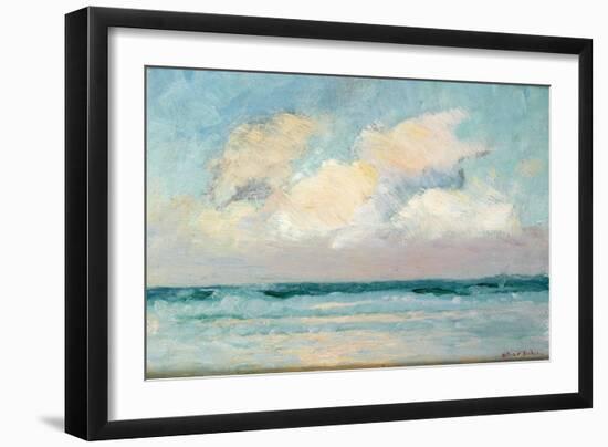 Sea Study - Morning (Oil on Panel)-Adrian Scott Stokes-Framed Giclee Print